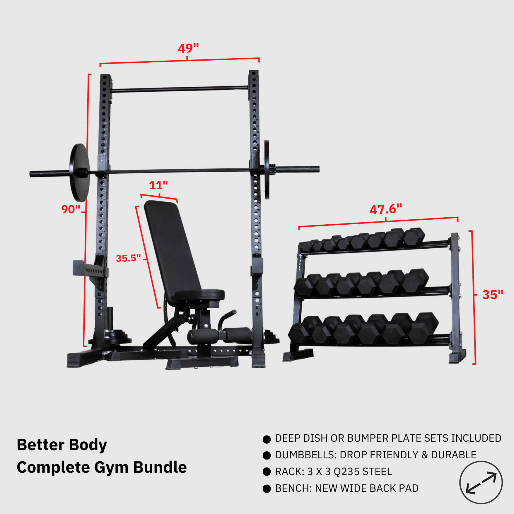 Complete Gym Bundle Footprint