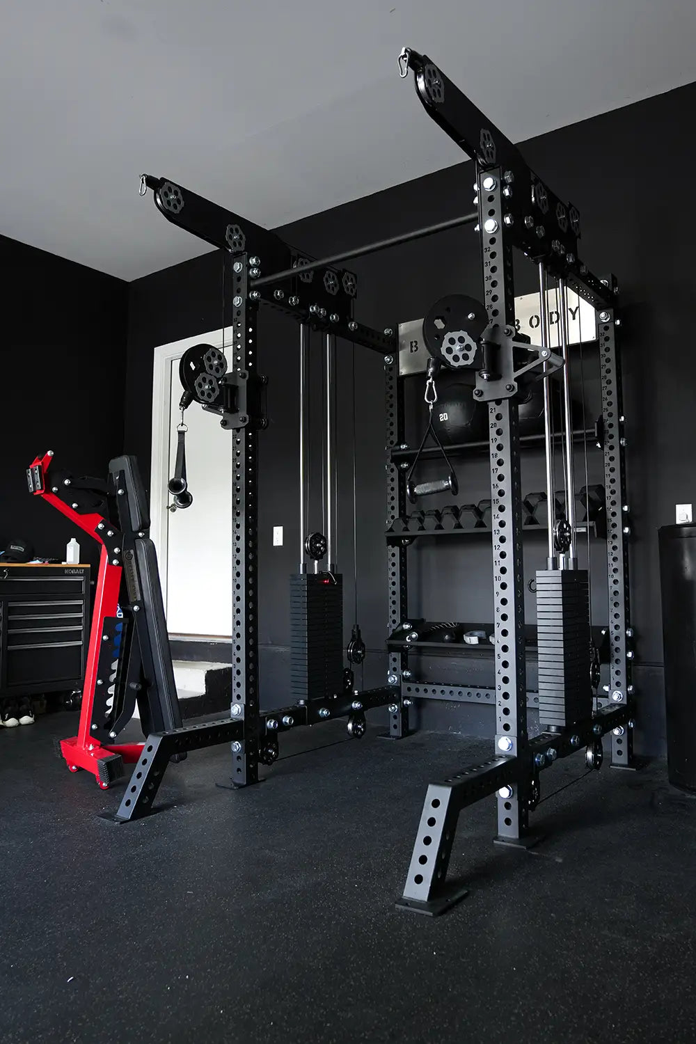 Power Rack with Arsenal Attachment