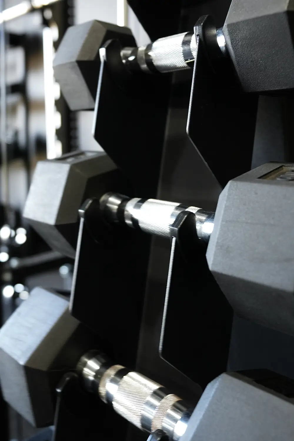 Hex Dumbbell Set With Rack | 5-30lbs