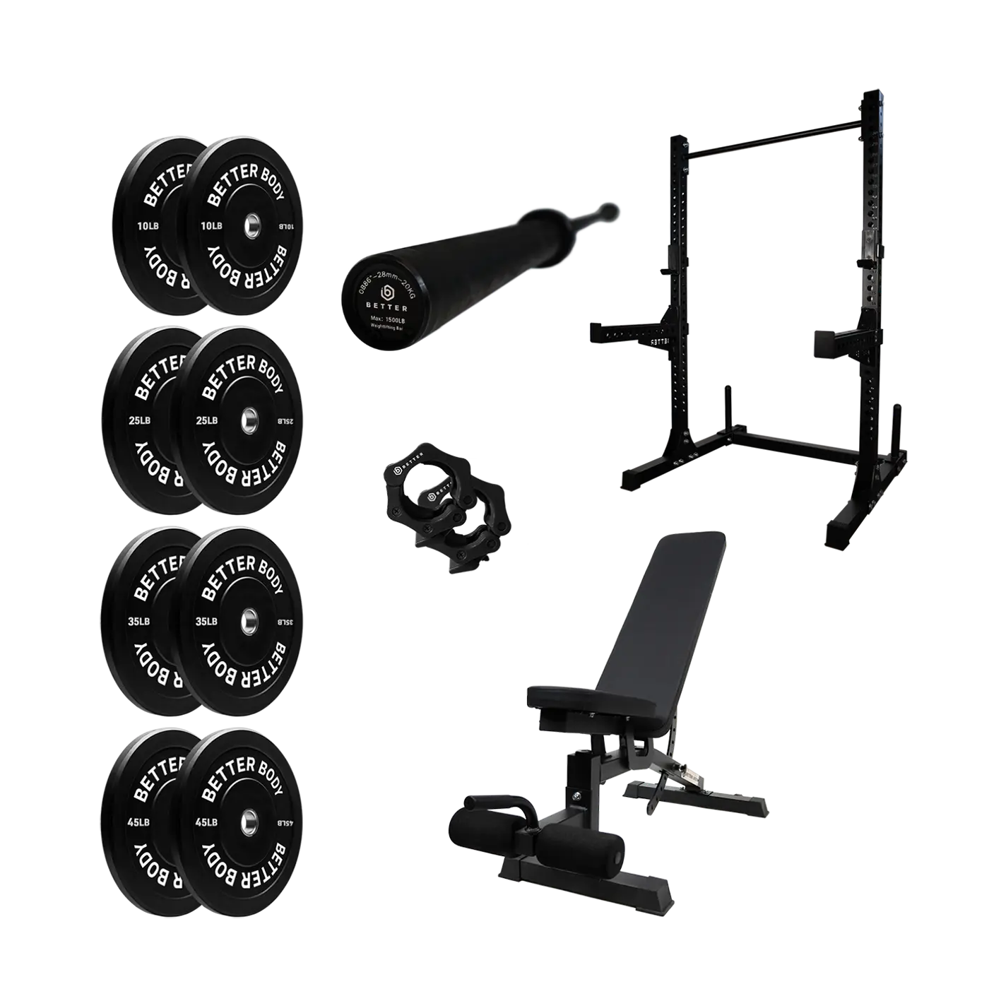 Power Bundle with Squat Rack