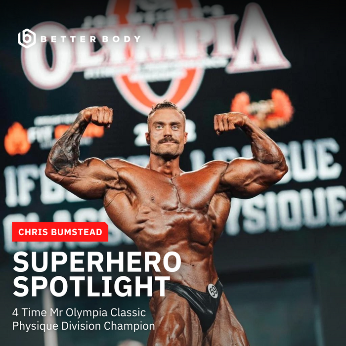 Superhero Spotlight: 4 Time Mr Olympia Winner Chris Bumstead
