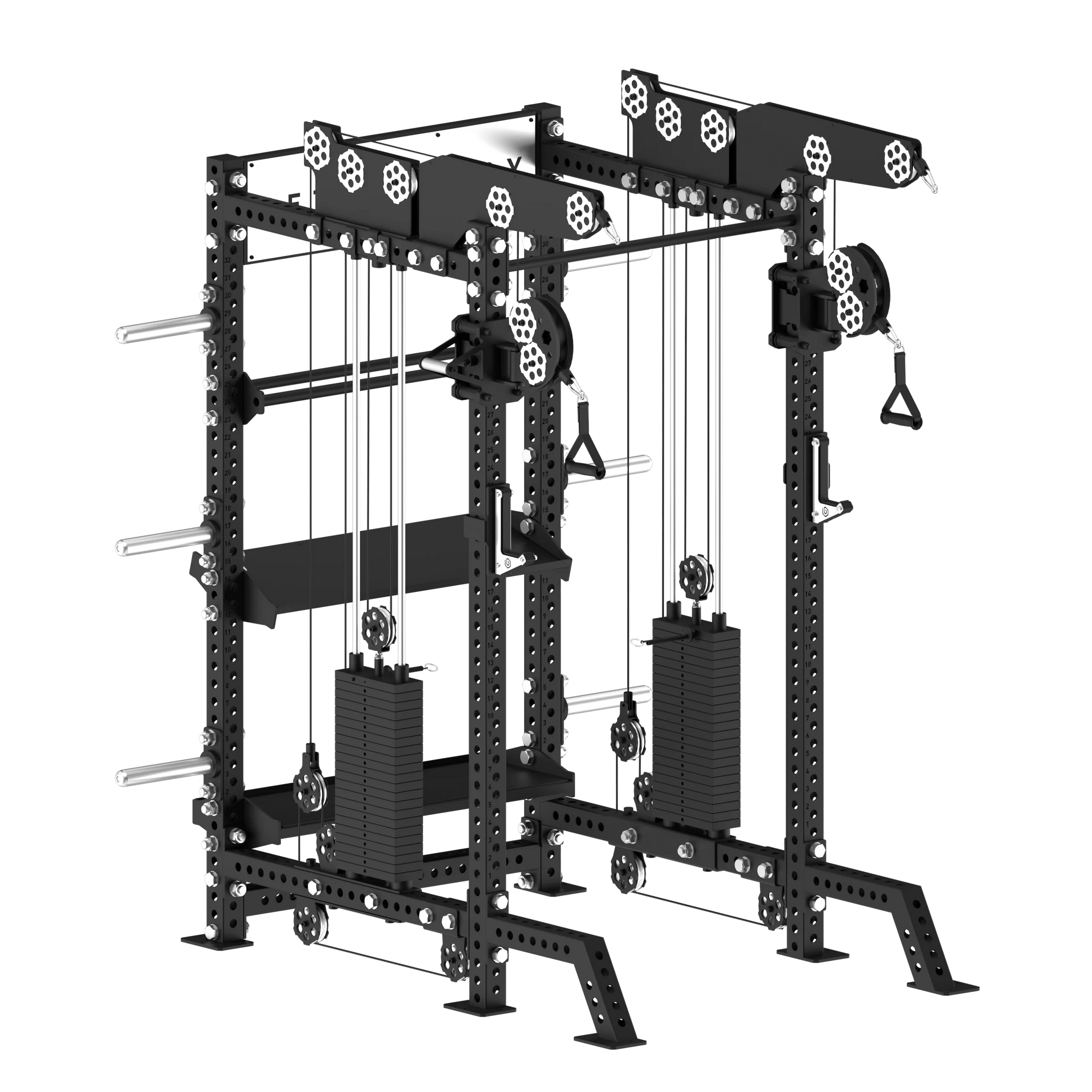 Power Rack with Arsenal Attachment