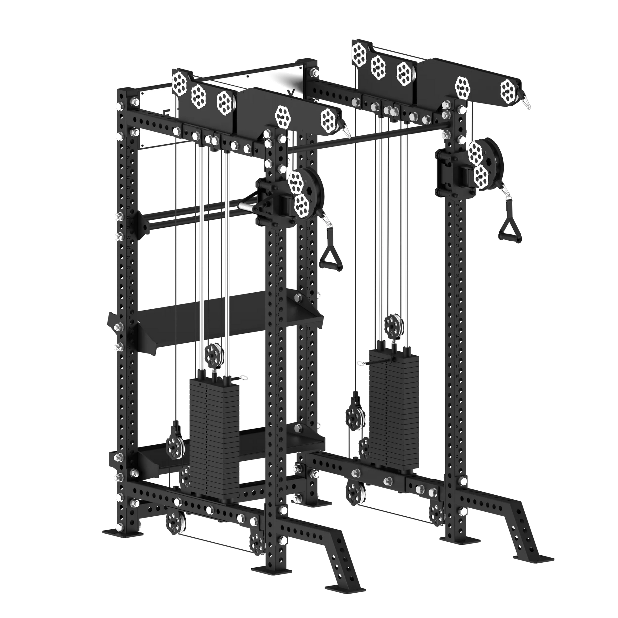 Power Rack with Arsenal Attachment