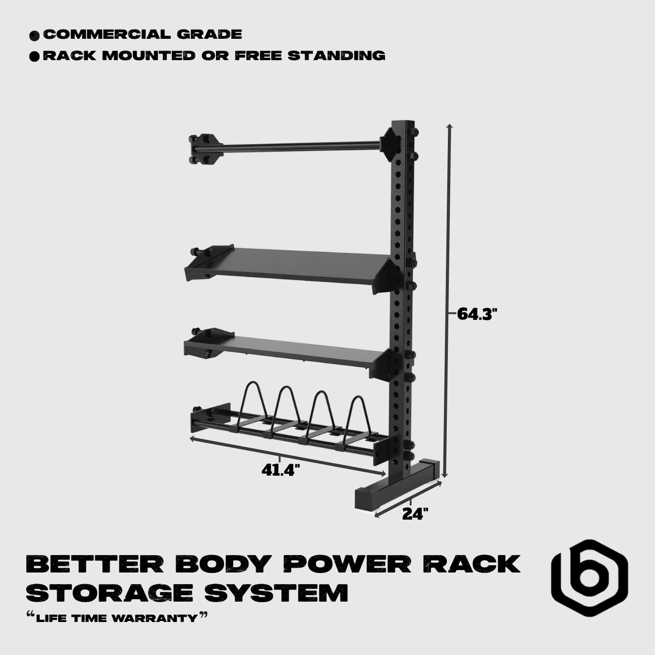 Power Rack Storage System Footprint