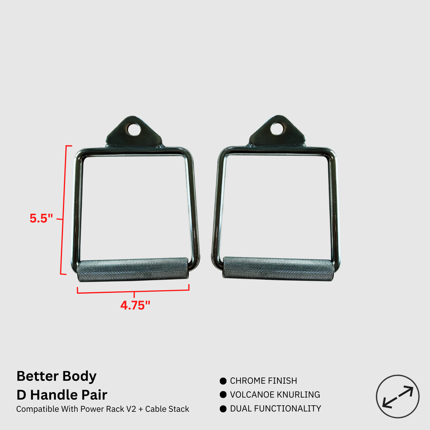 D Handle, Rotating Footprint