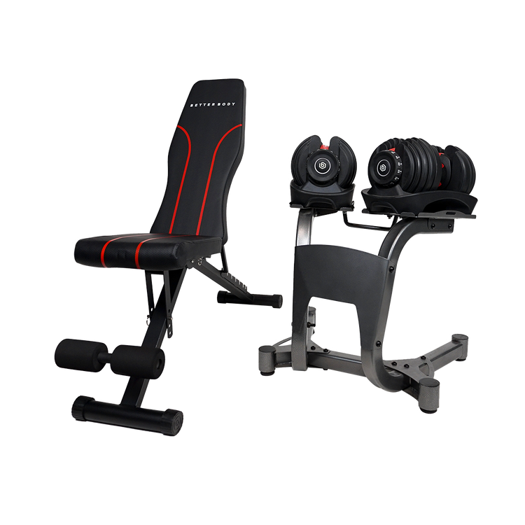 Better Body Pro Adjustable Dumbbell Bundle