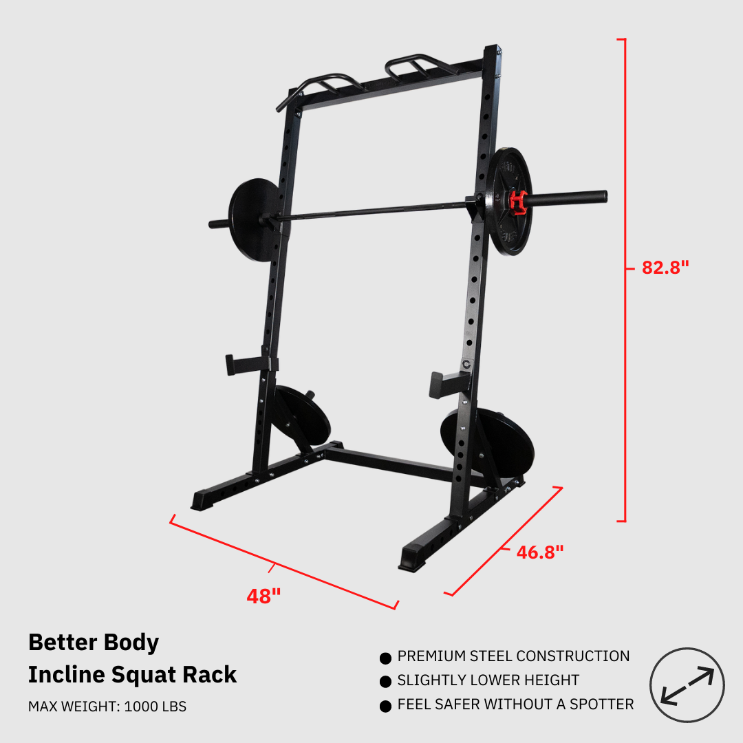 Better Body Incline Squat Stand Better Body Equipment Canada