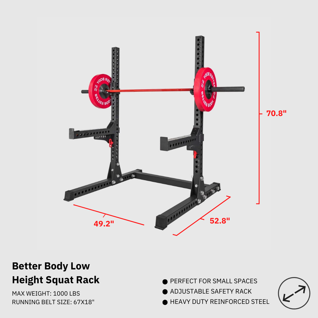 Better Body Low Height Squat Stand Footprint