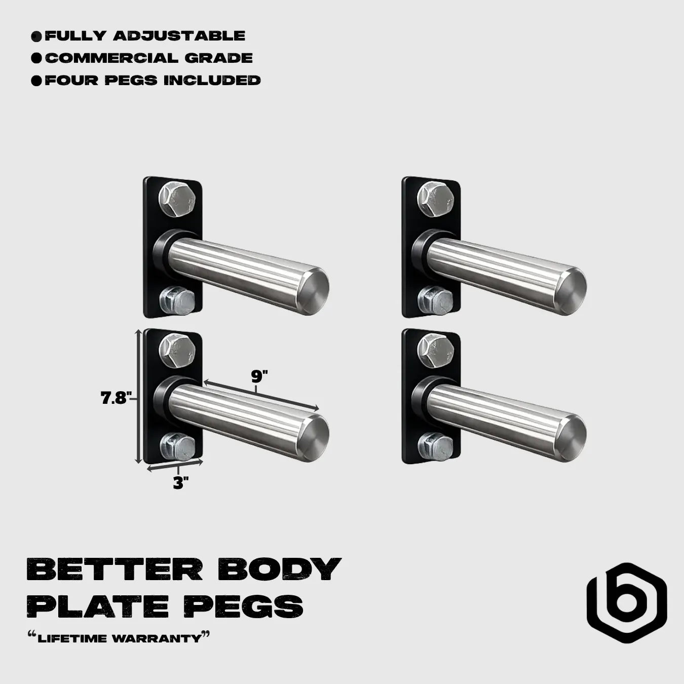 Plate Pegs Footprint