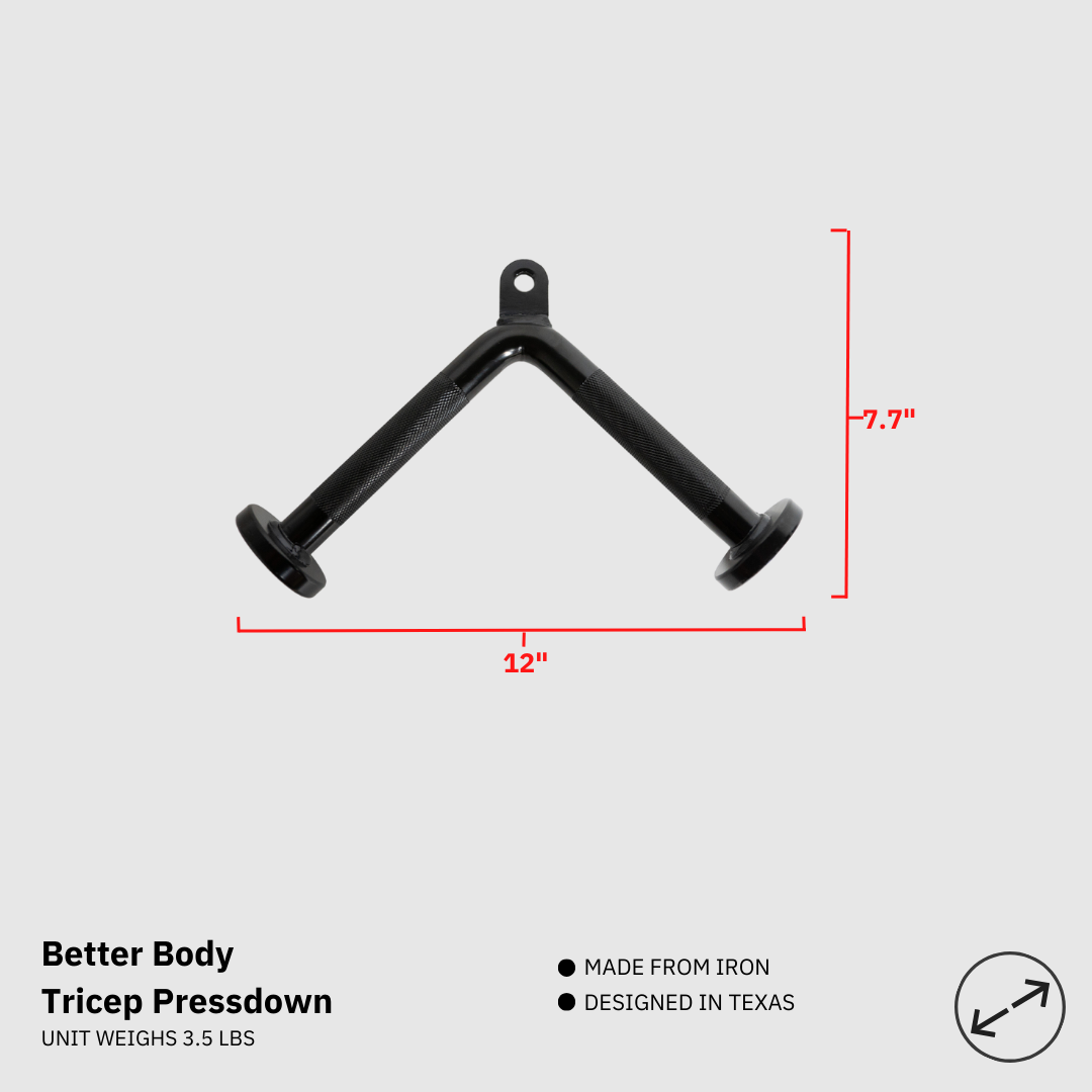 Better Body Tricep Pressdown Footprint