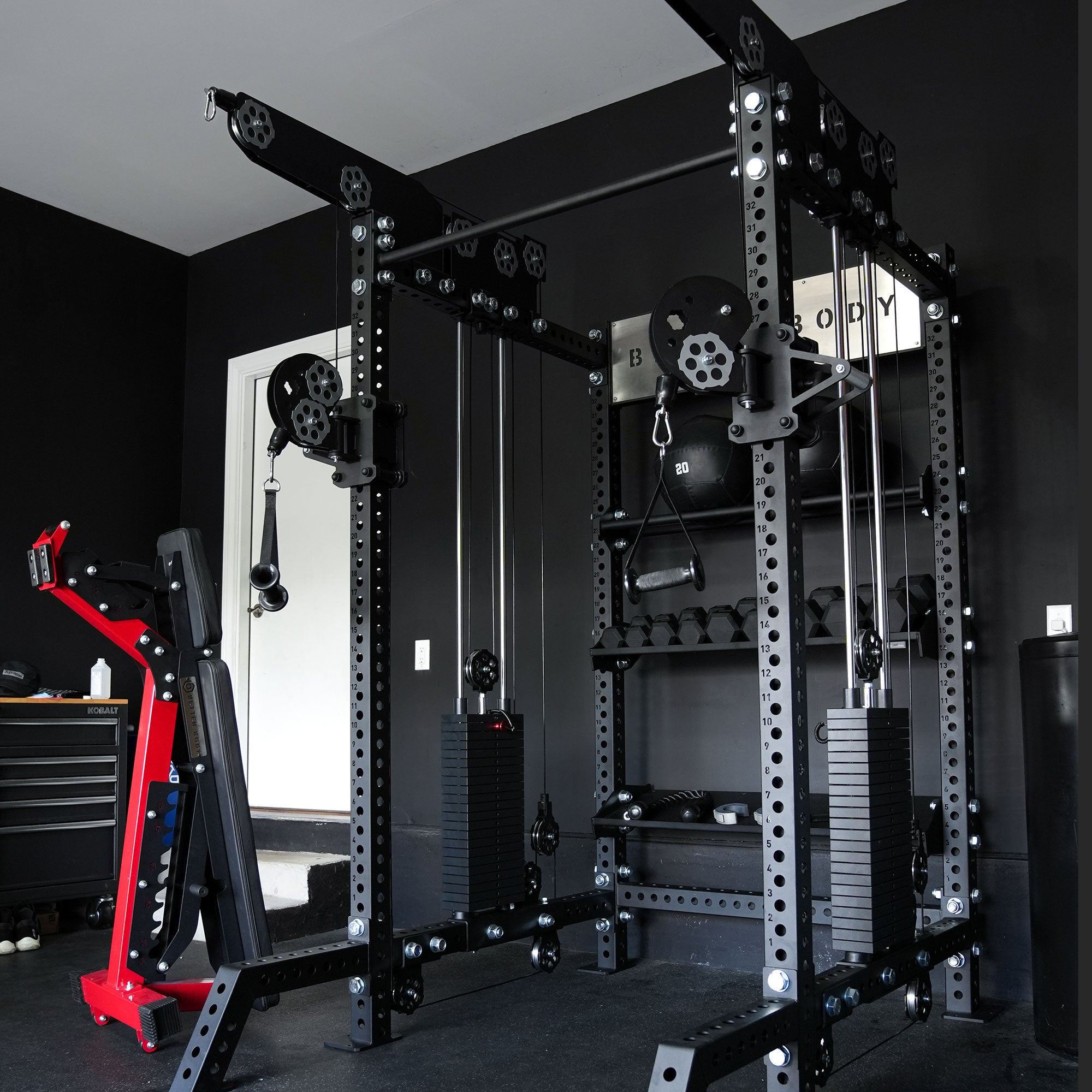 Power Rack with Arsenal Attachment