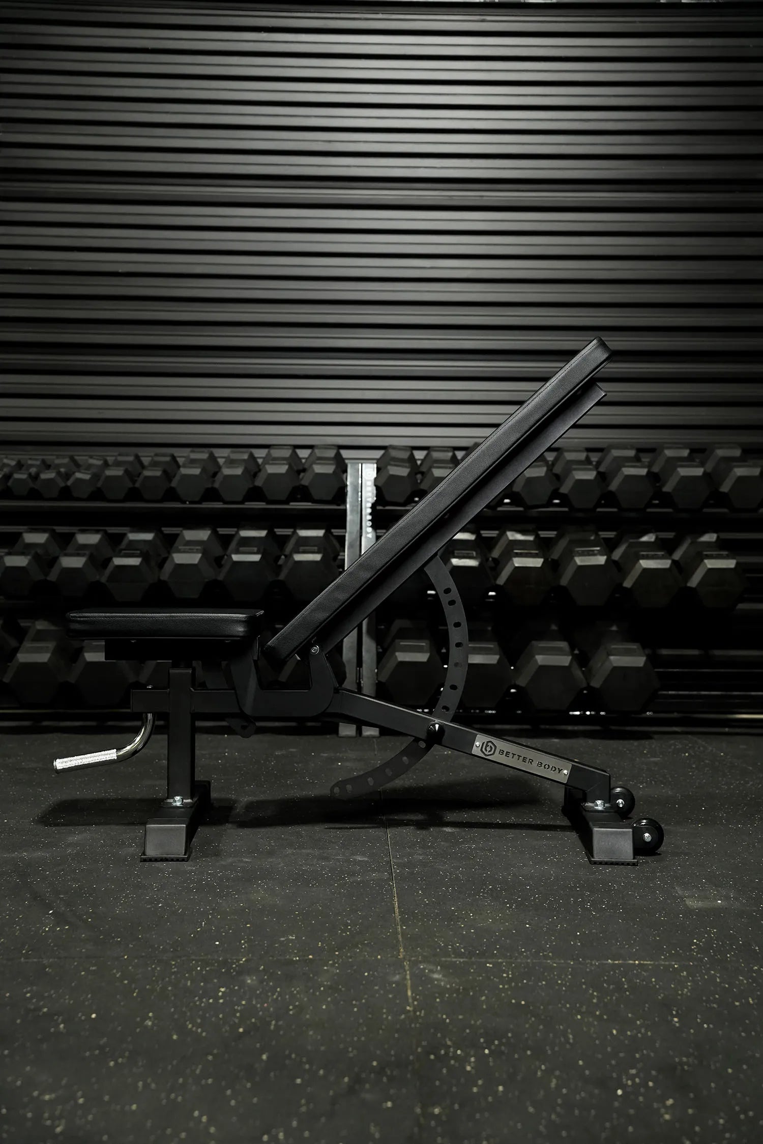 Better Body Rubber Hex Dumbbell Set & Bench Bundle