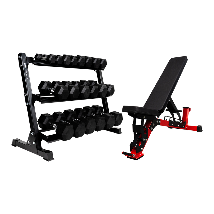 Dumbbell set bench hotsell