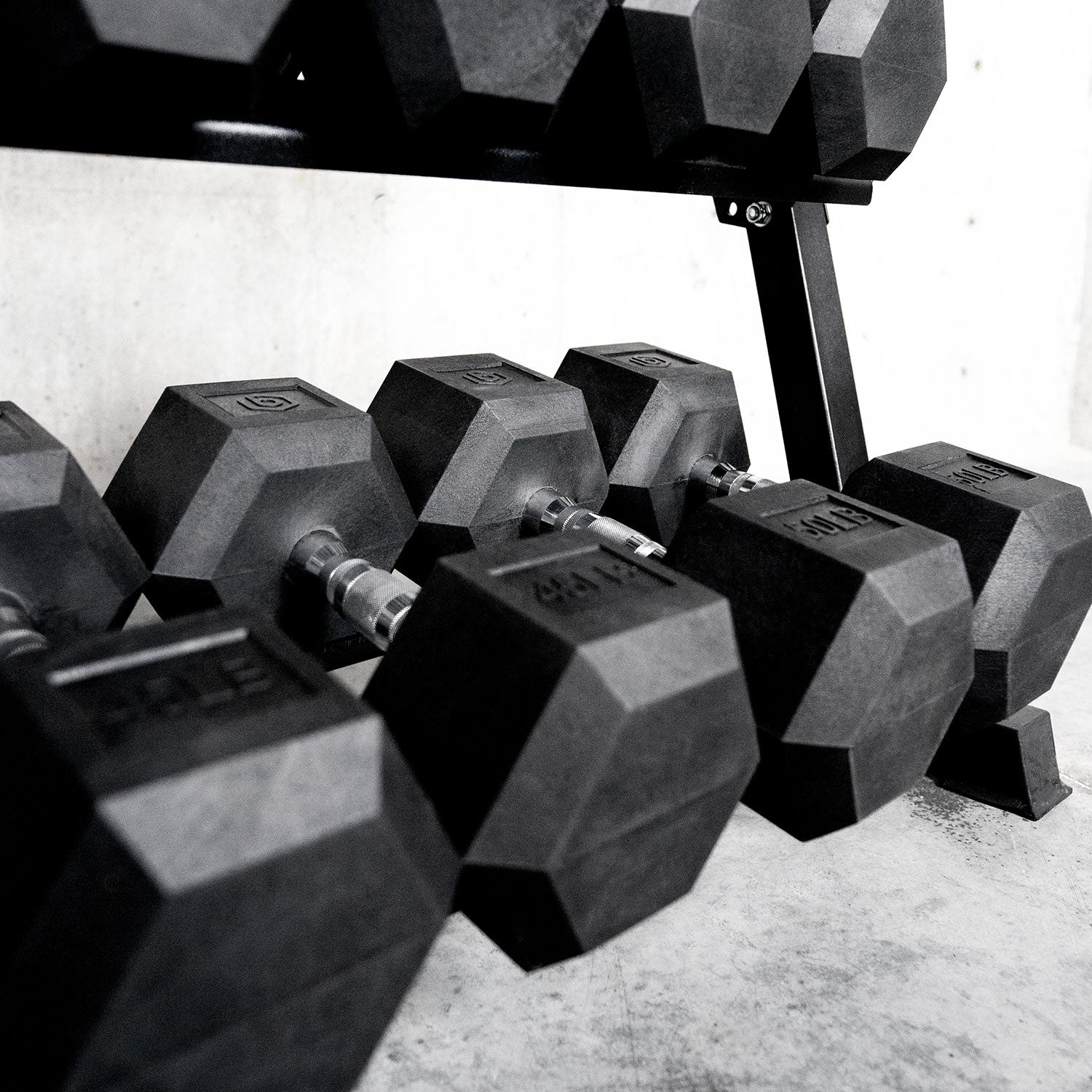 Better Body Rubber Hex Dumbbell Set & Bench Bundle