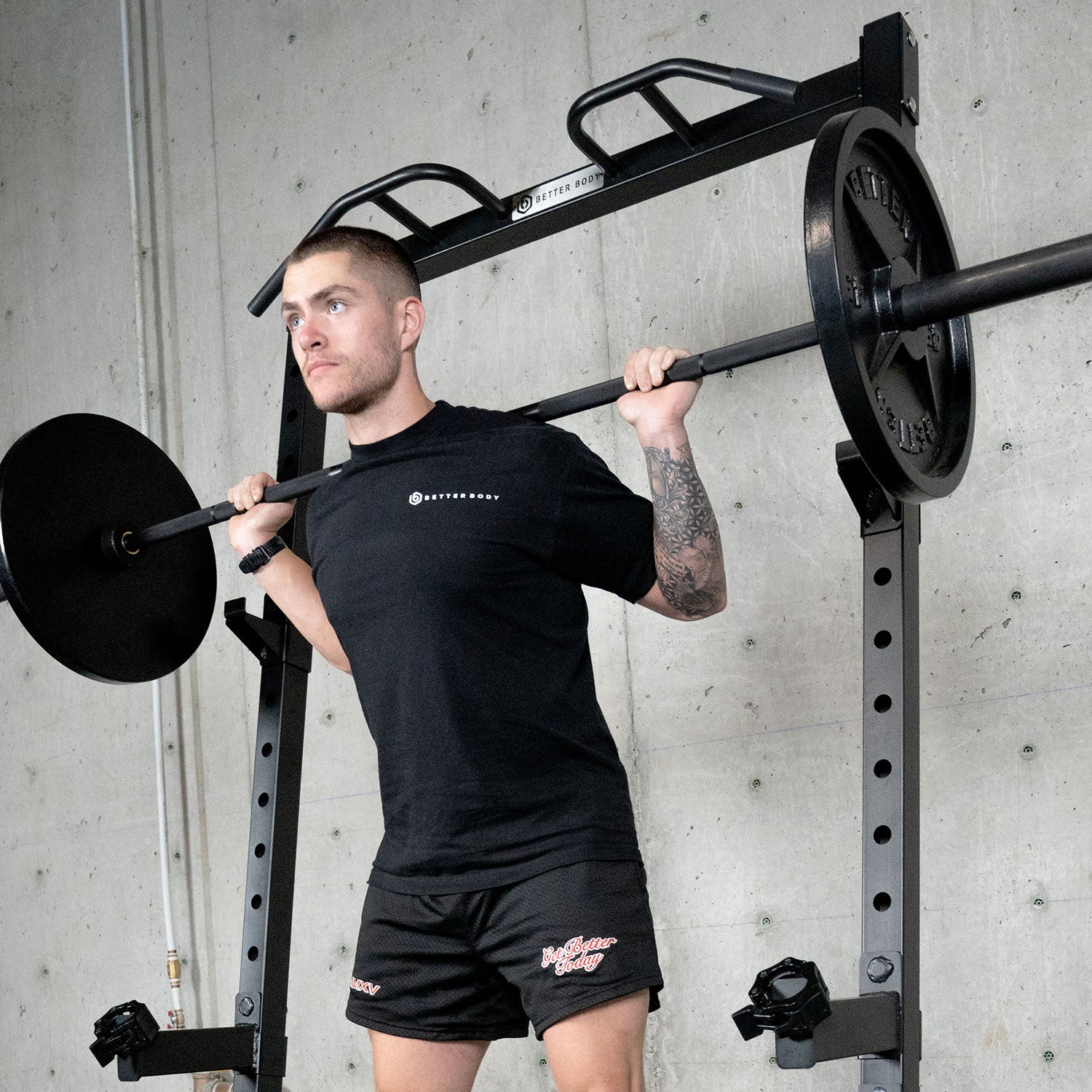 Better Body Power Bundle with Incline Squat Rack | 5-45lbs