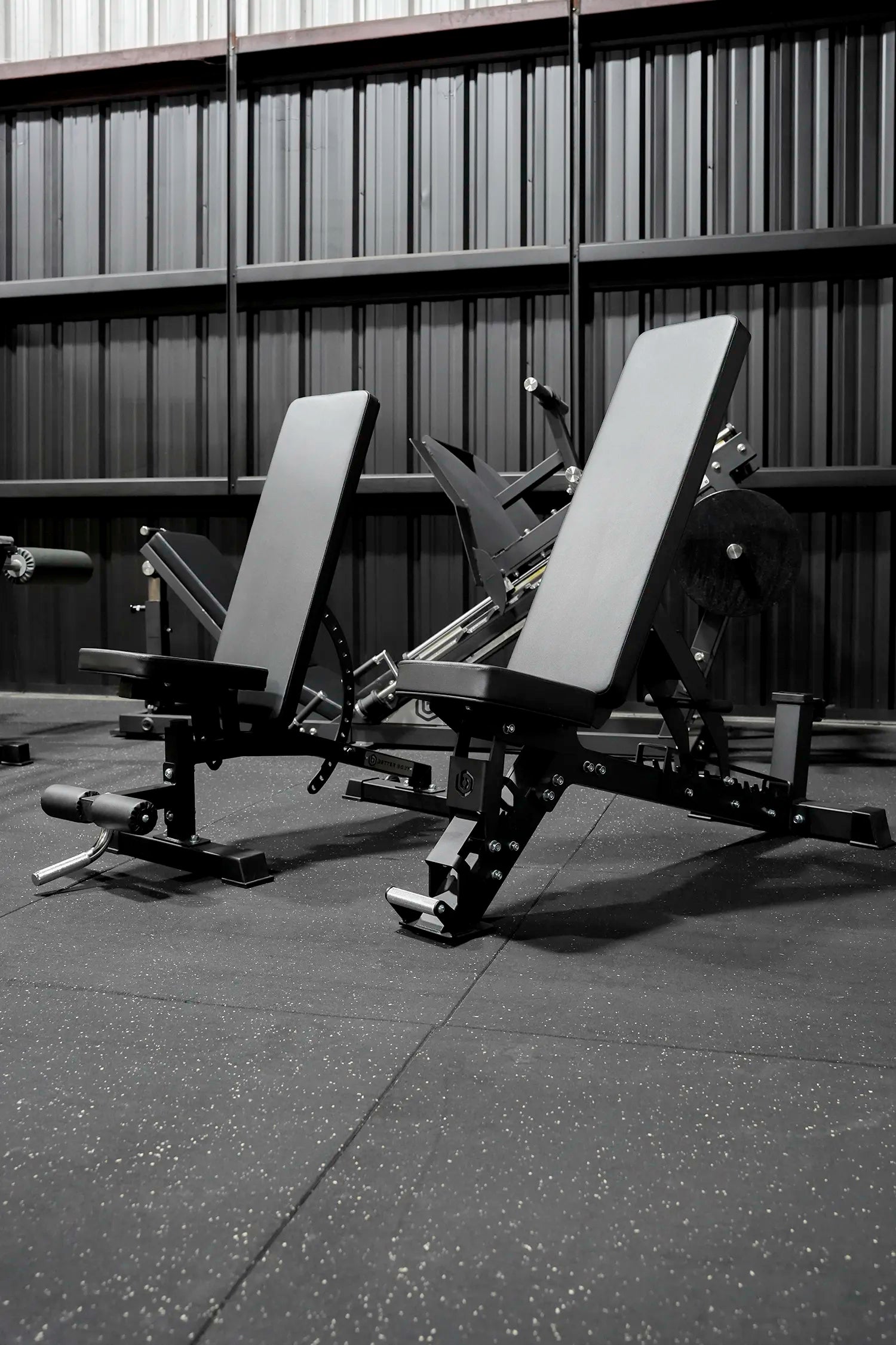 Better Body Rubber Hex Dumbbell Set & Bench Bundle