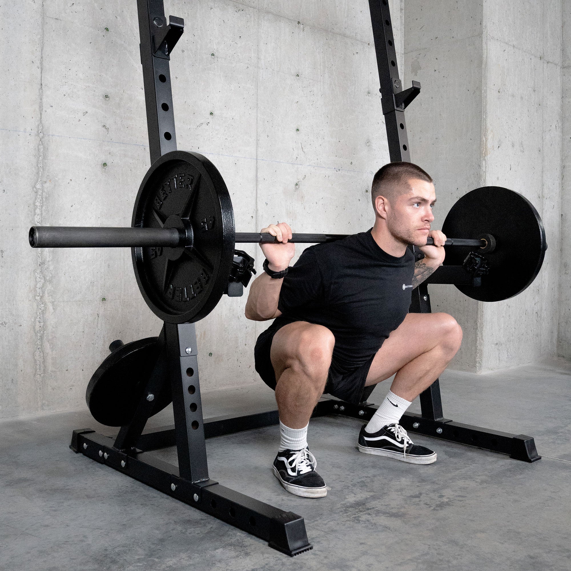 Better Body Power Bundle with Incline Squat Rack | 5-45lbs