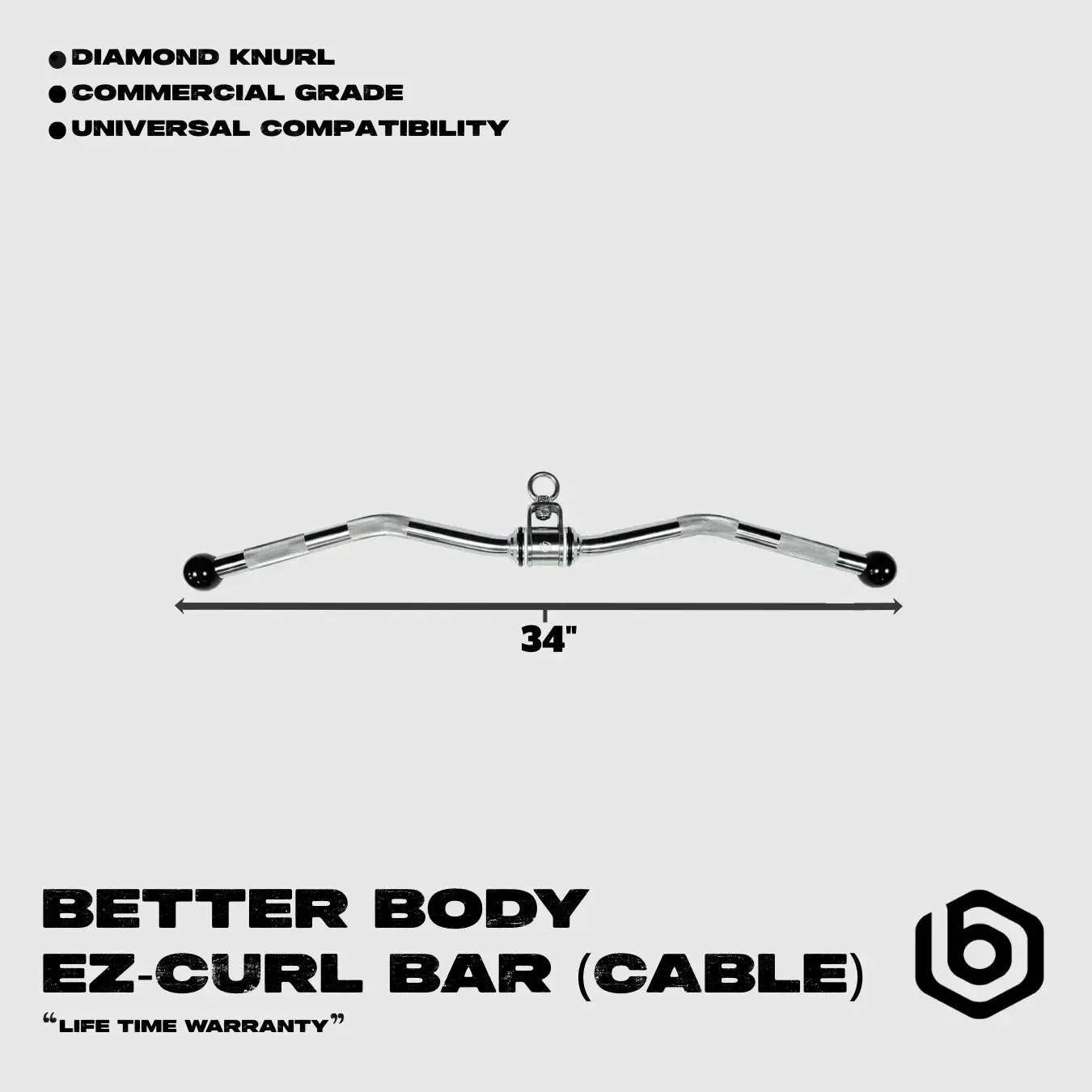 EZ-Curl Bar (Cable) Footprint