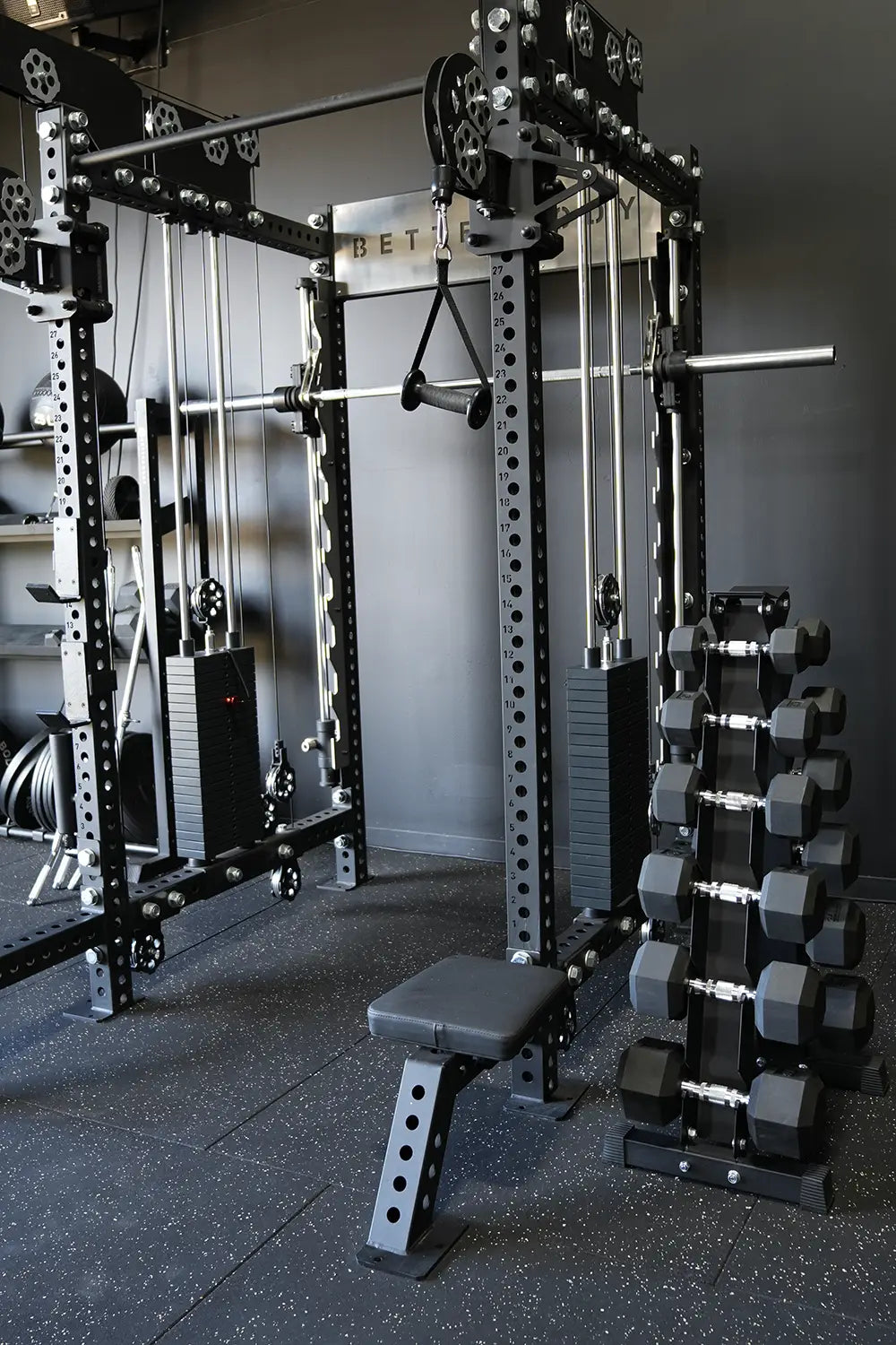 Hex Dumbbell Set With Rack | 5-30lbs